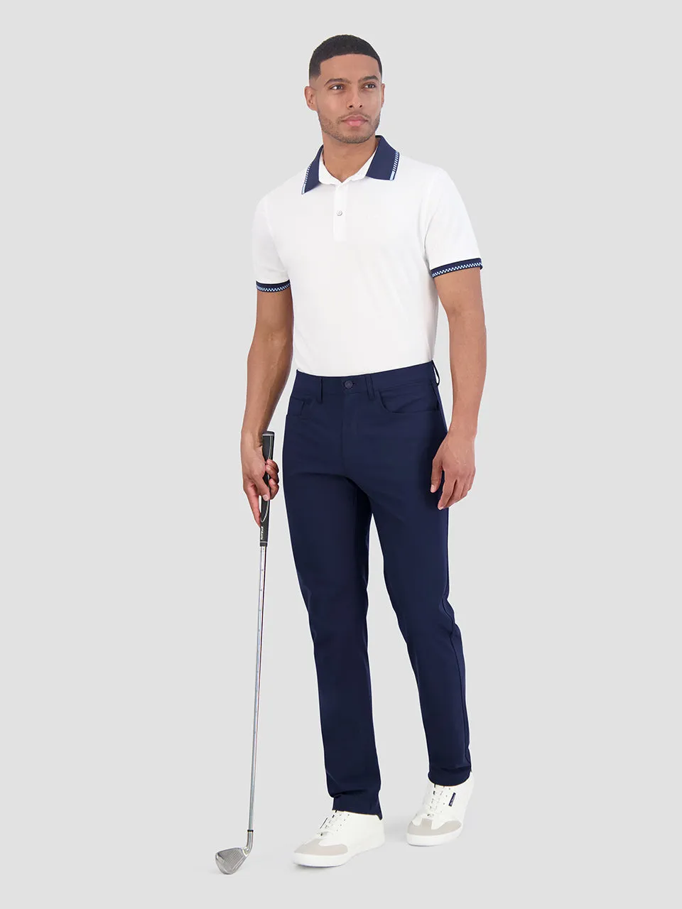 4Way Stretch Tech Pants Regular - Navy