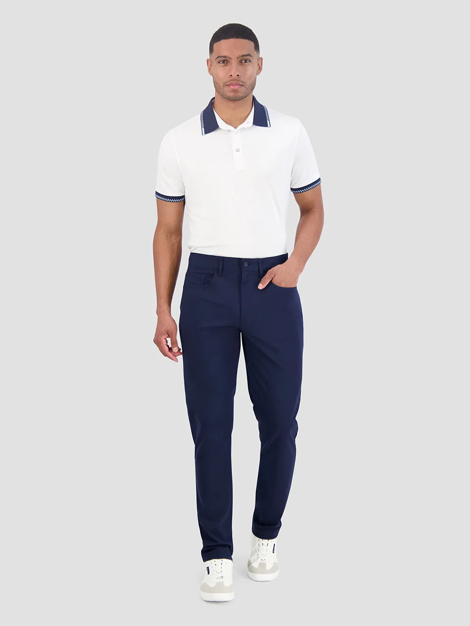 4Way Stretch Tech Pants Regular - Navy