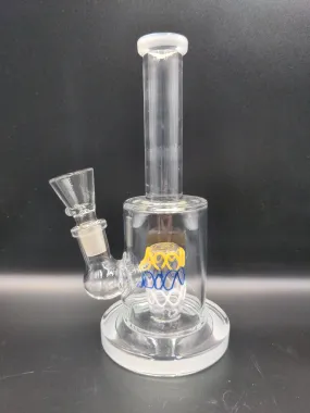 7 Bong Wire Perc Straight Neck 14mm