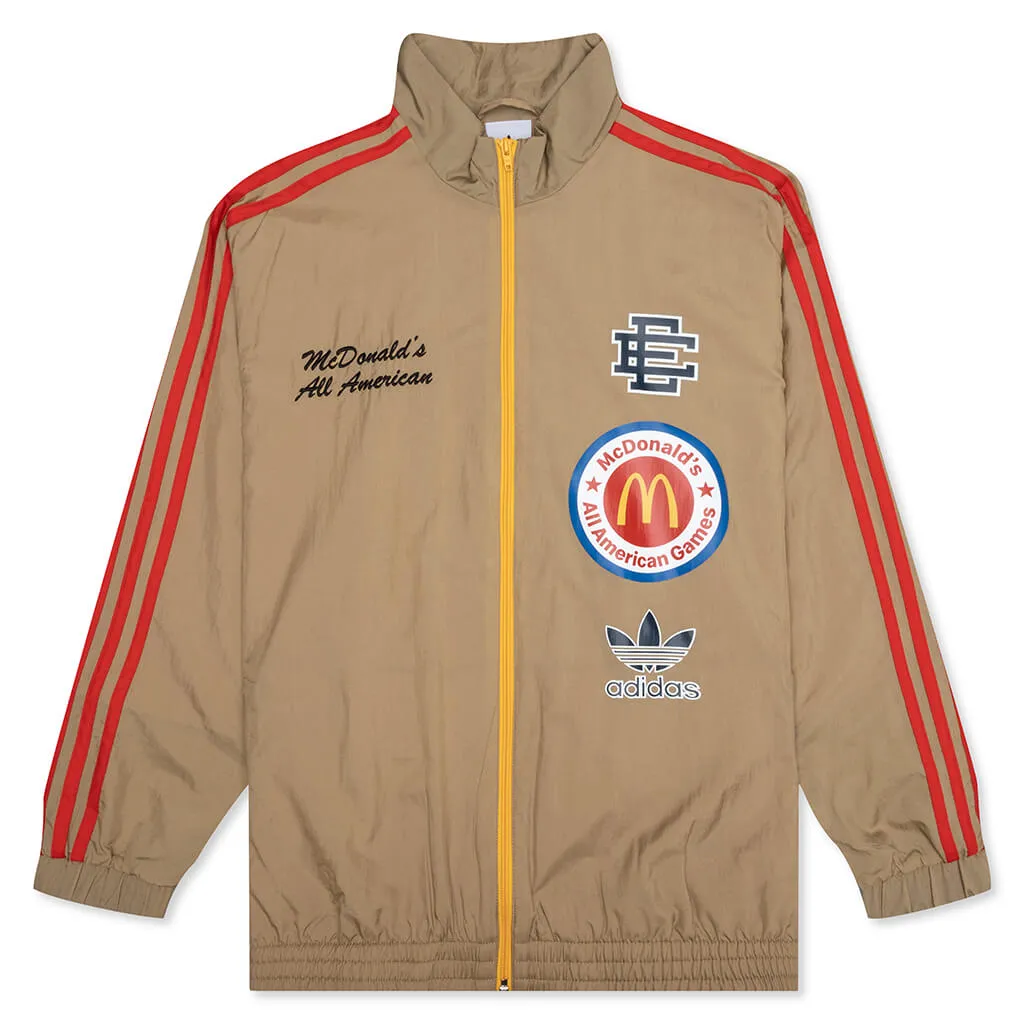 Adidas Originals x Eric Emanuel x McDonald's Ceremony Jacket - Bold Blue/Collegiate Gold/Red