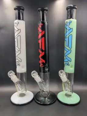 AFM Double Color Straight Tube Bongs 18