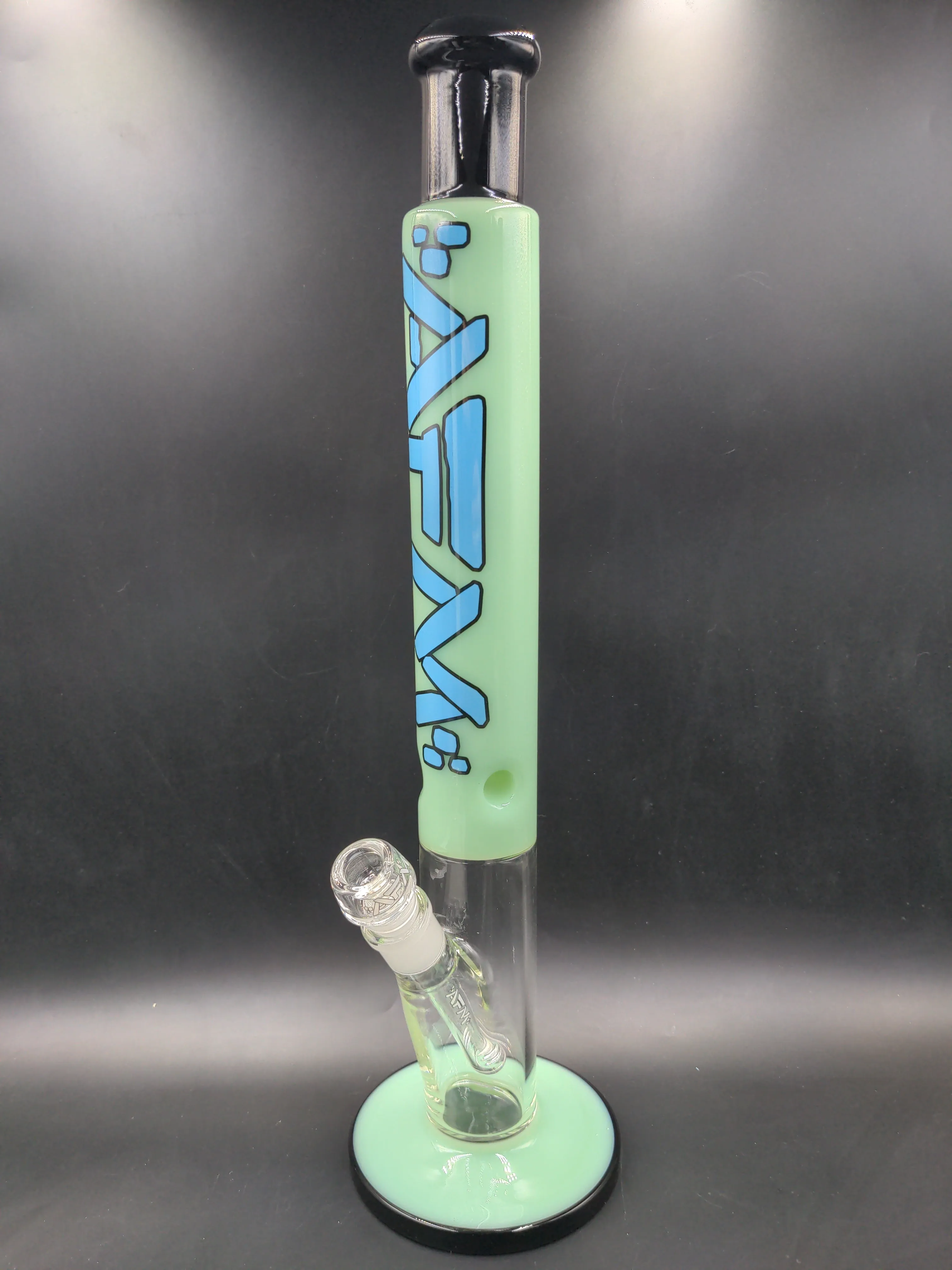 AFM Double Color Straight Tube Bongs 18