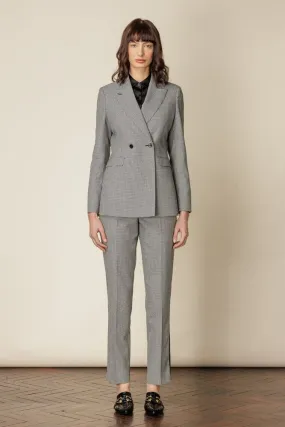 Alexis DB x Ruby Suit - Black and White Mini Houndstooth