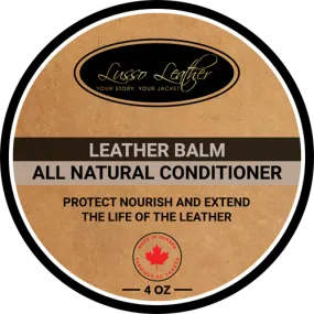 All Natural Leather Balm and Conditioner