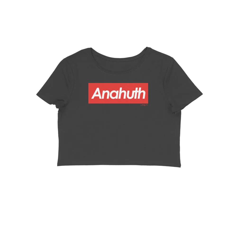 Anahuth - Women's Kannada Crop Top