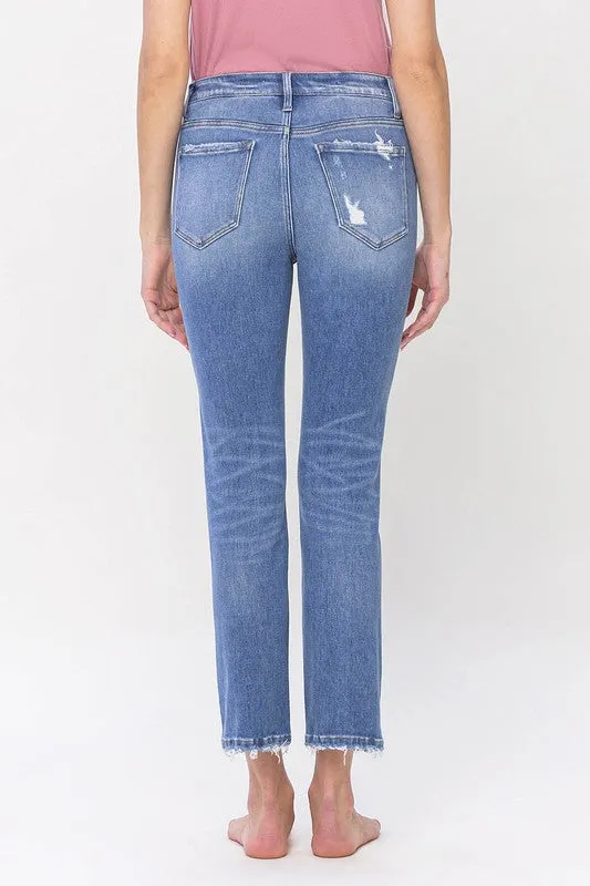 Ashburn High Rise Slim Straight Denim