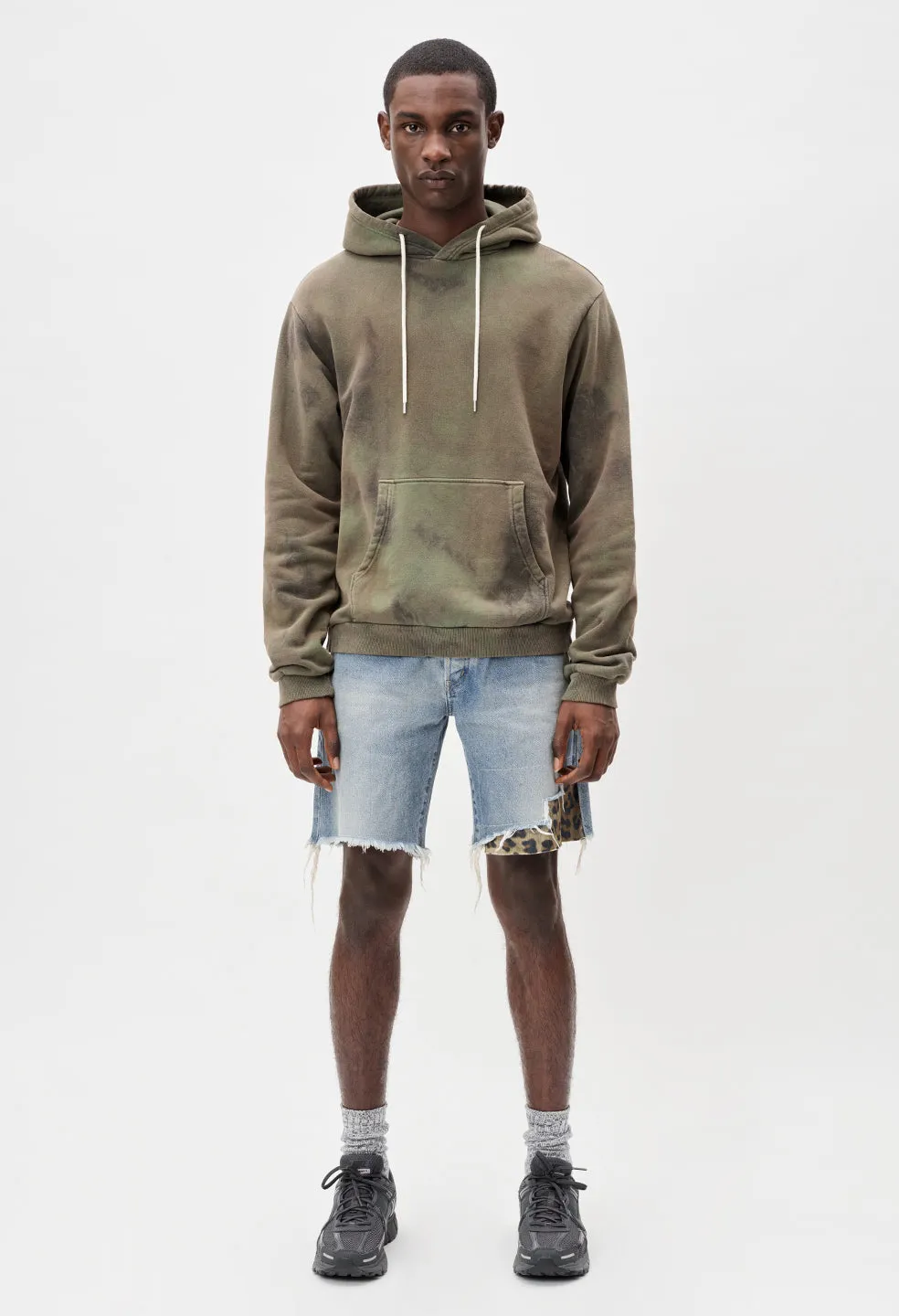 Beach Hoodie / Steelhead Marble Dye