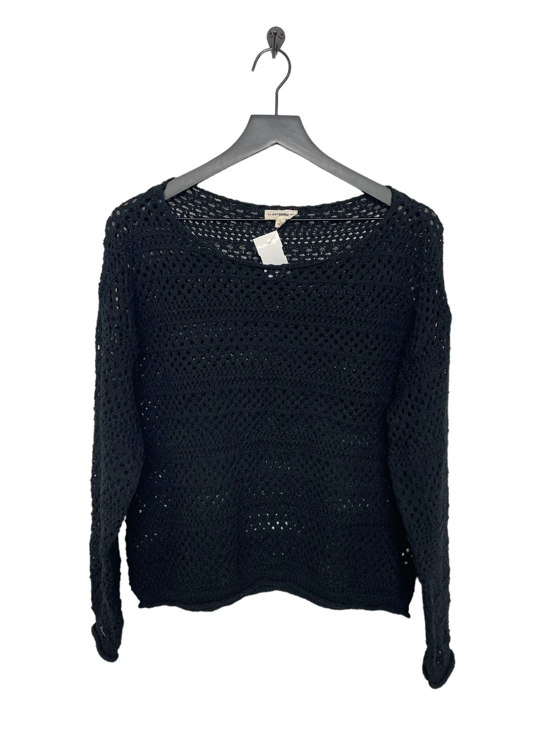 Black Sweater Ee Some, Size L