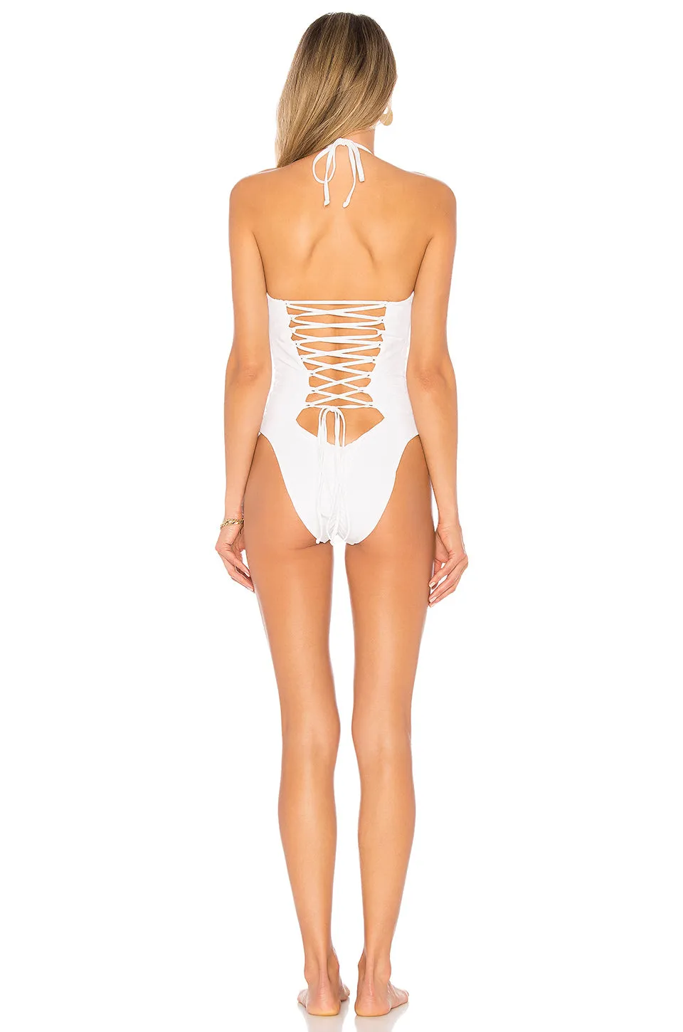 Blue Life Magnolia One Piece Swim Suit White