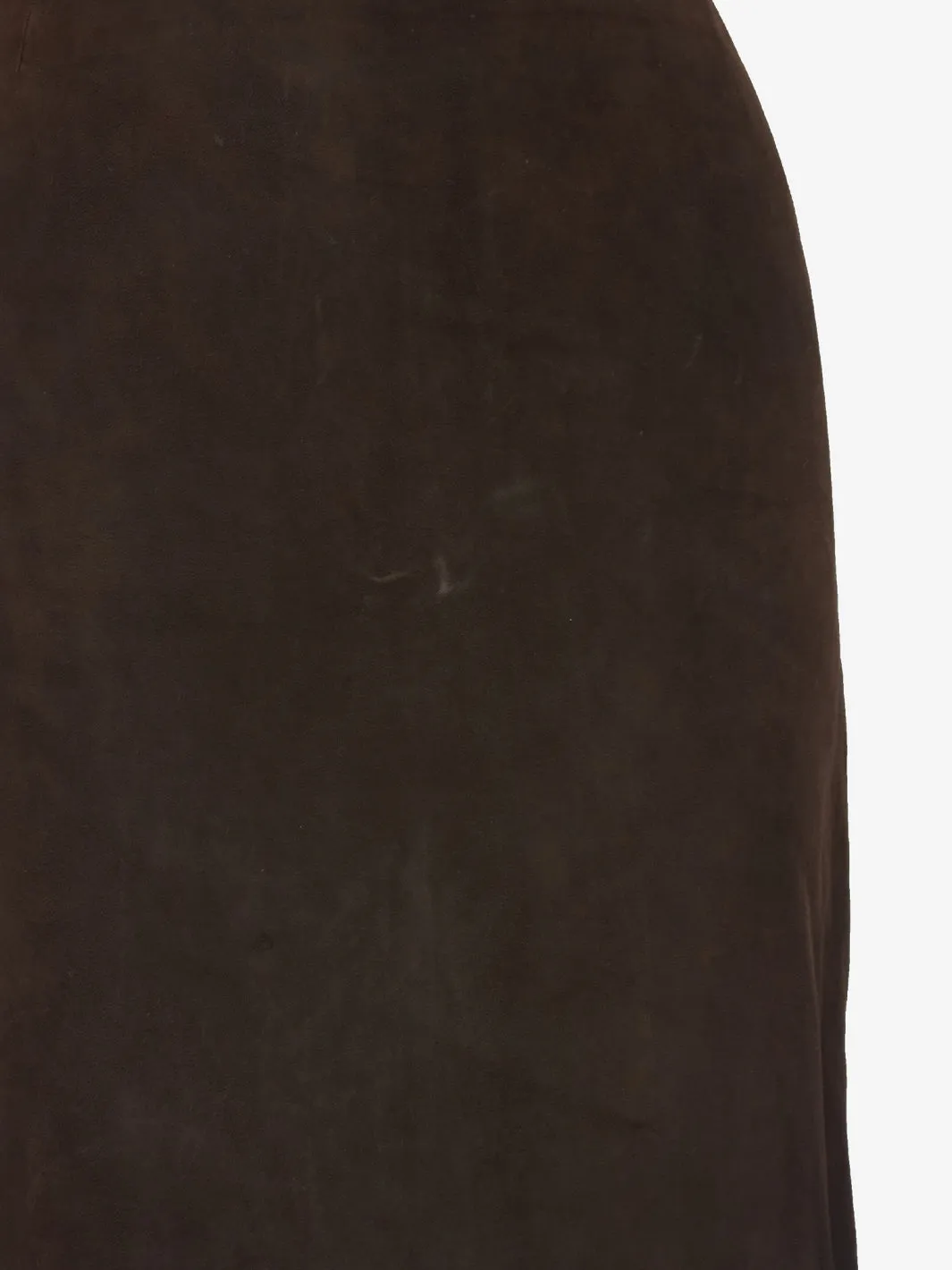 Brown Suede Vintage Skirt