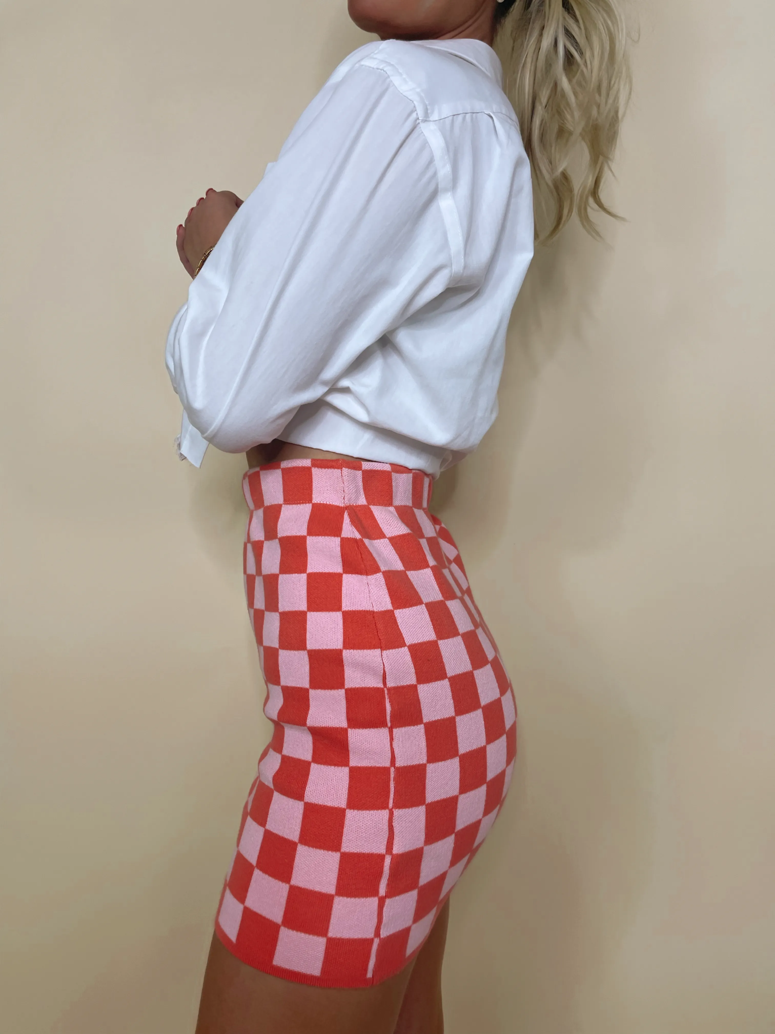 Camden Checkered Mini Skirt