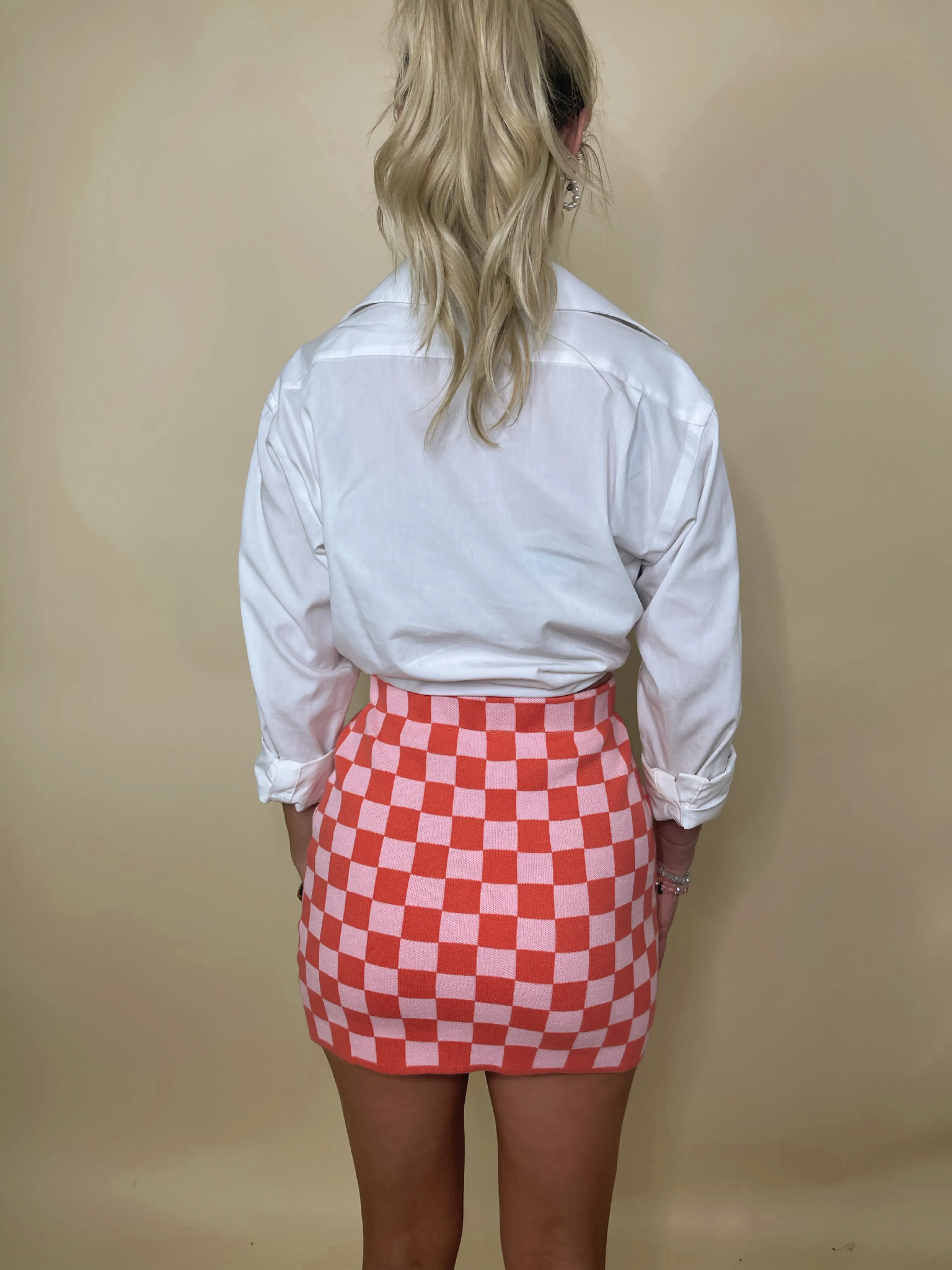 Camden Checkered Mini Skirt