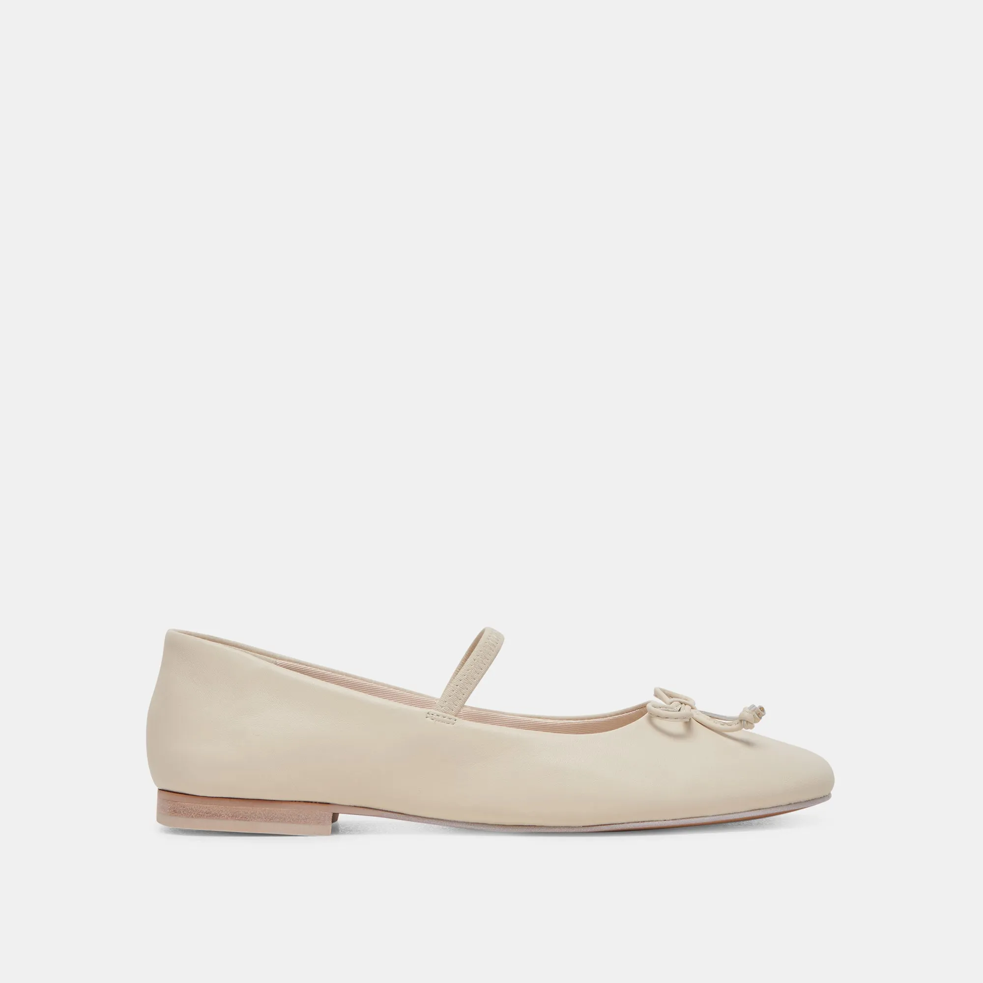 CARIN BALLET FLATS IVORY LEATHER