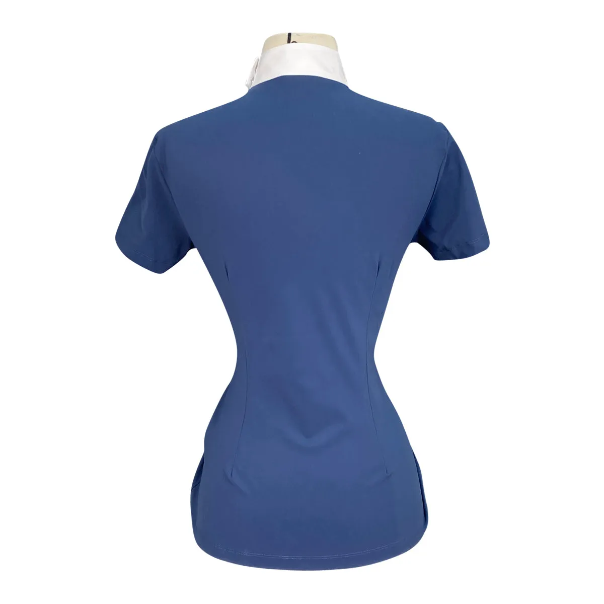 Cavalleria Toscana Jersey Competition Shirt w/Oval Pleated Bib in Atlantic Blue - Women's Medium