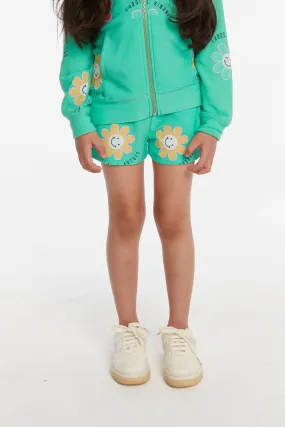 Chaser Smiley Flower Girls Shorts