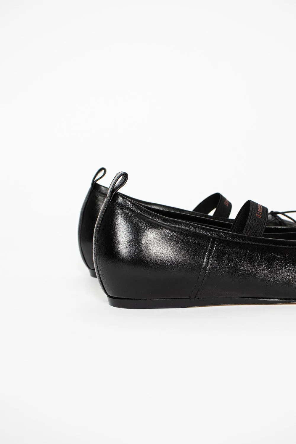 Classic Pleated Ballerina Black