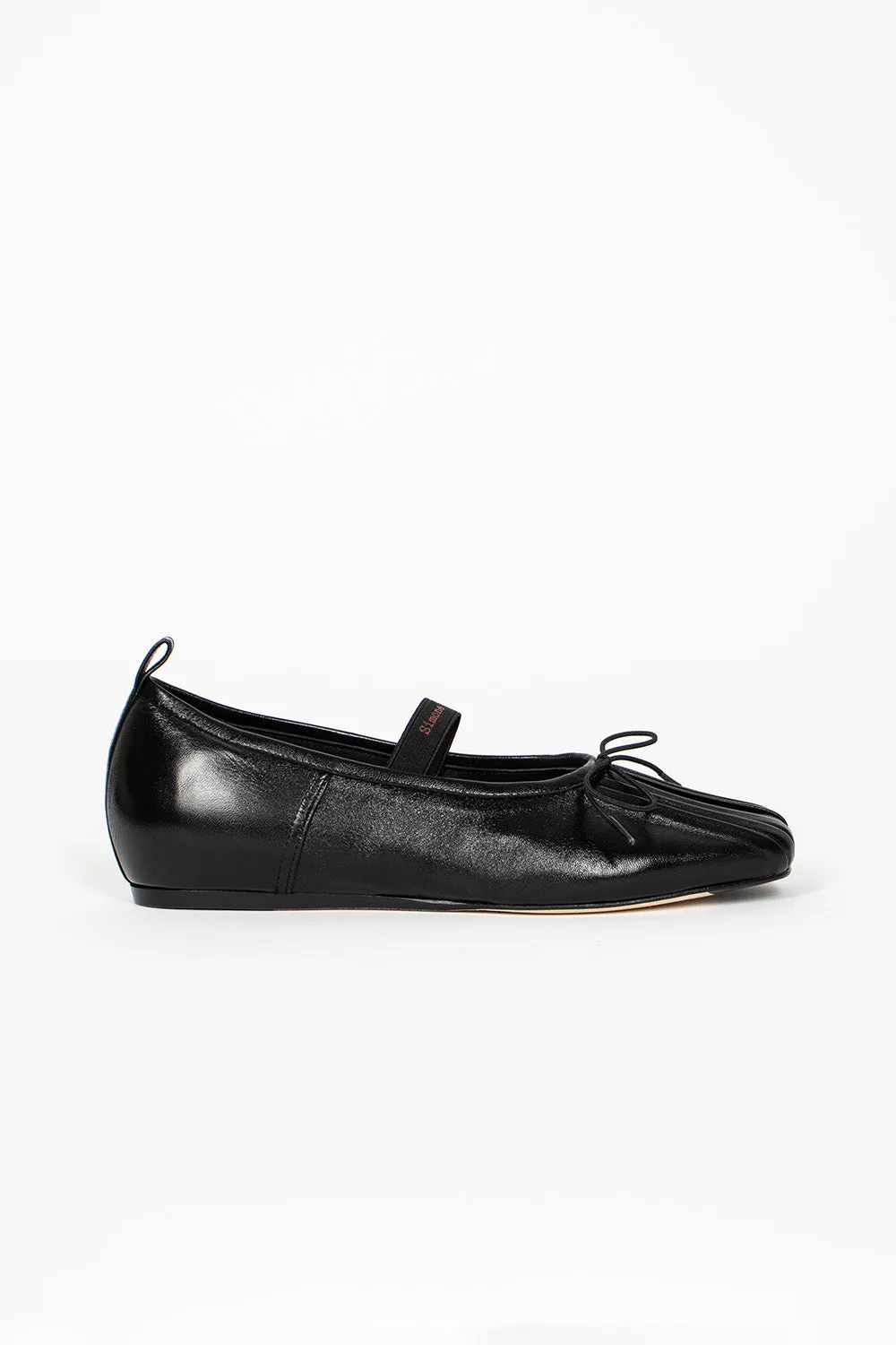 Classic Pleated Ballerina Black