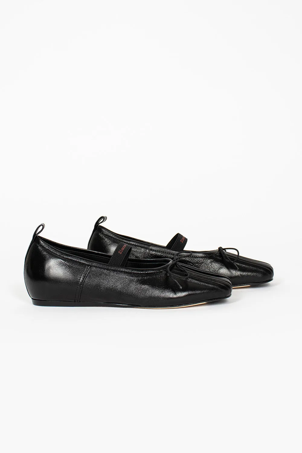 Classic Pleated Ballerina Black