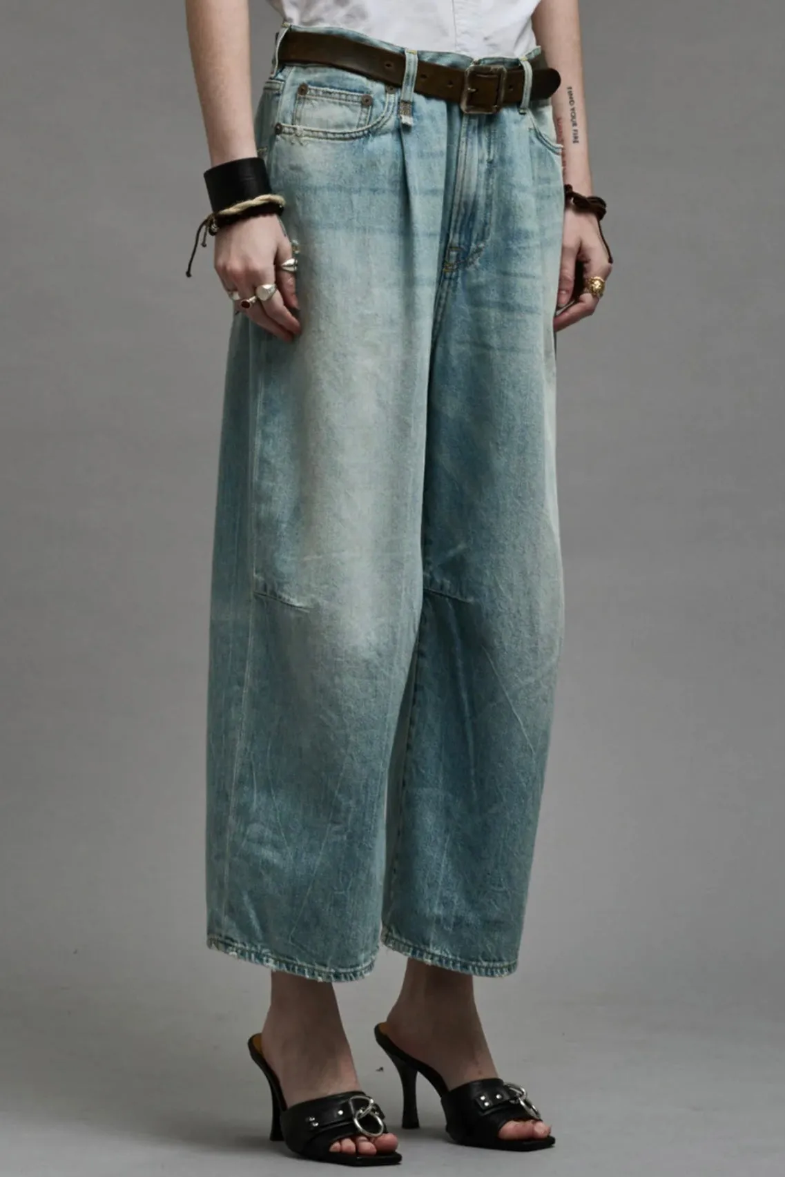 CROP WIDE LEG JEAN