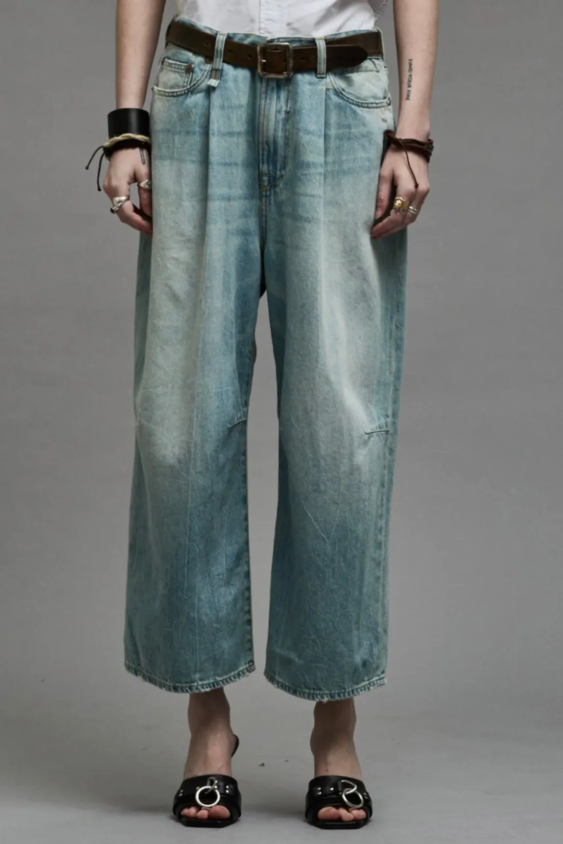 CROP WIDE LEG JEAN