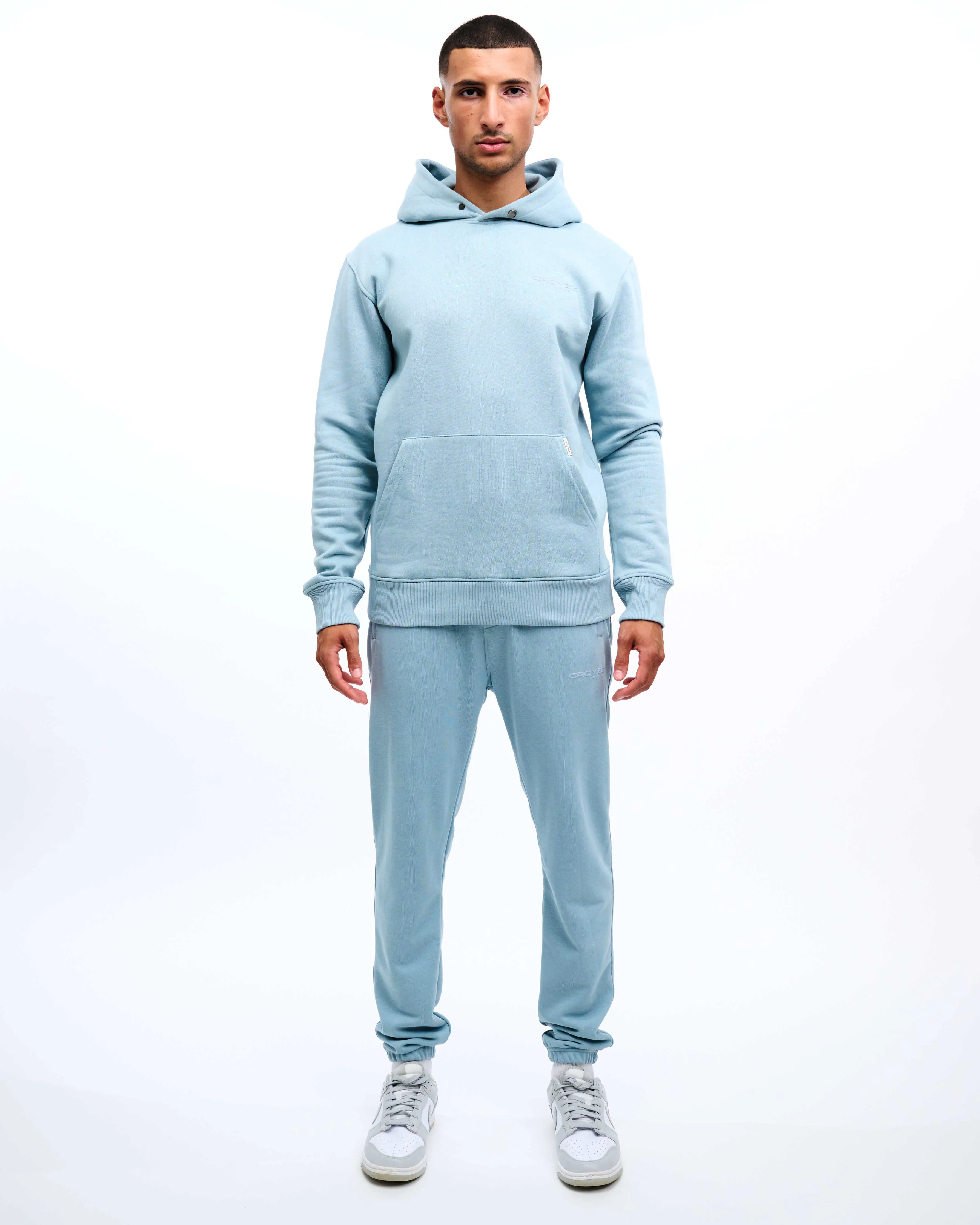 CROYEZ ORGANETTO TRACKPANTS - DUST BLUE