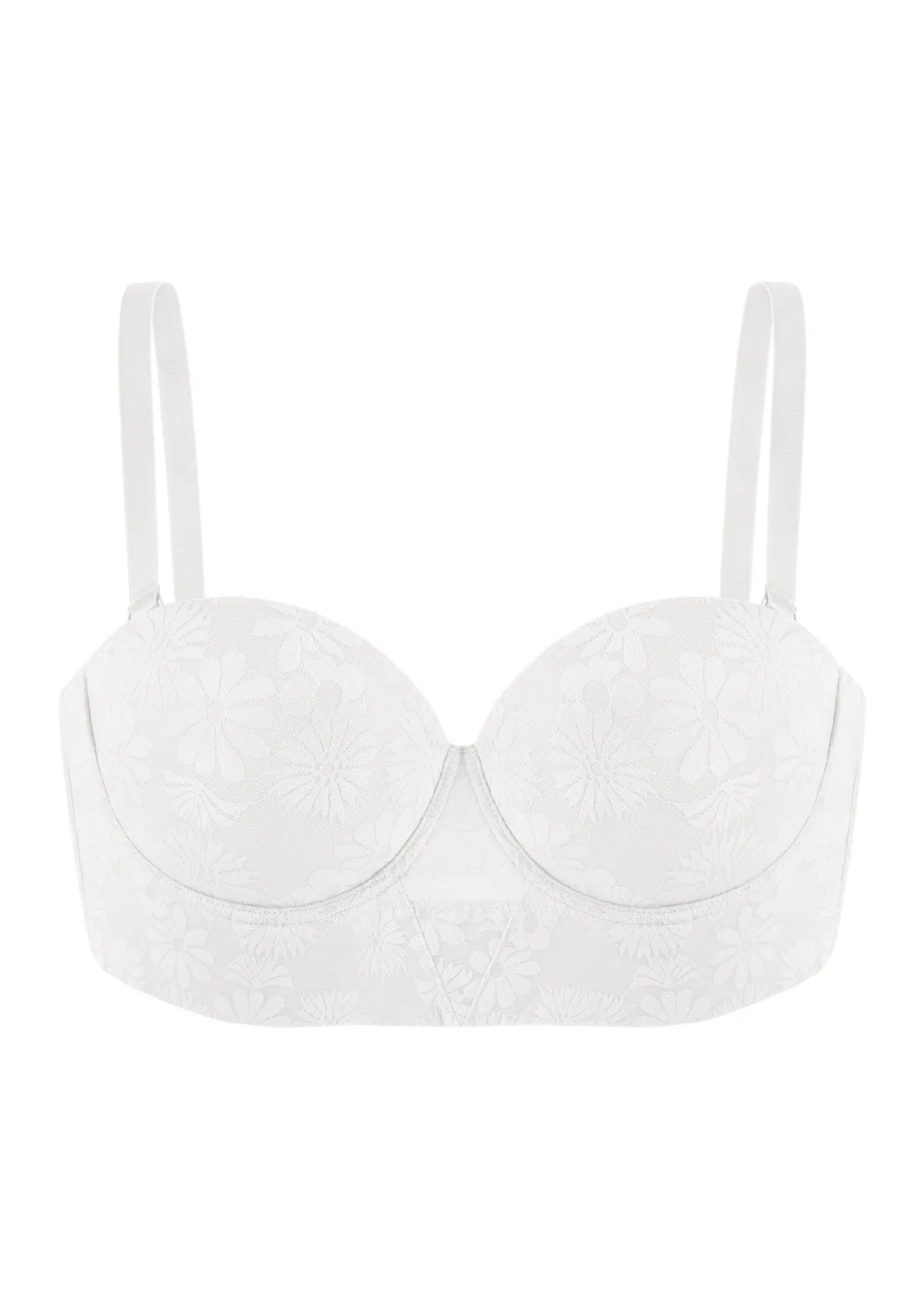 Daisy Strapless Longline Full Coverage Underwire Bra