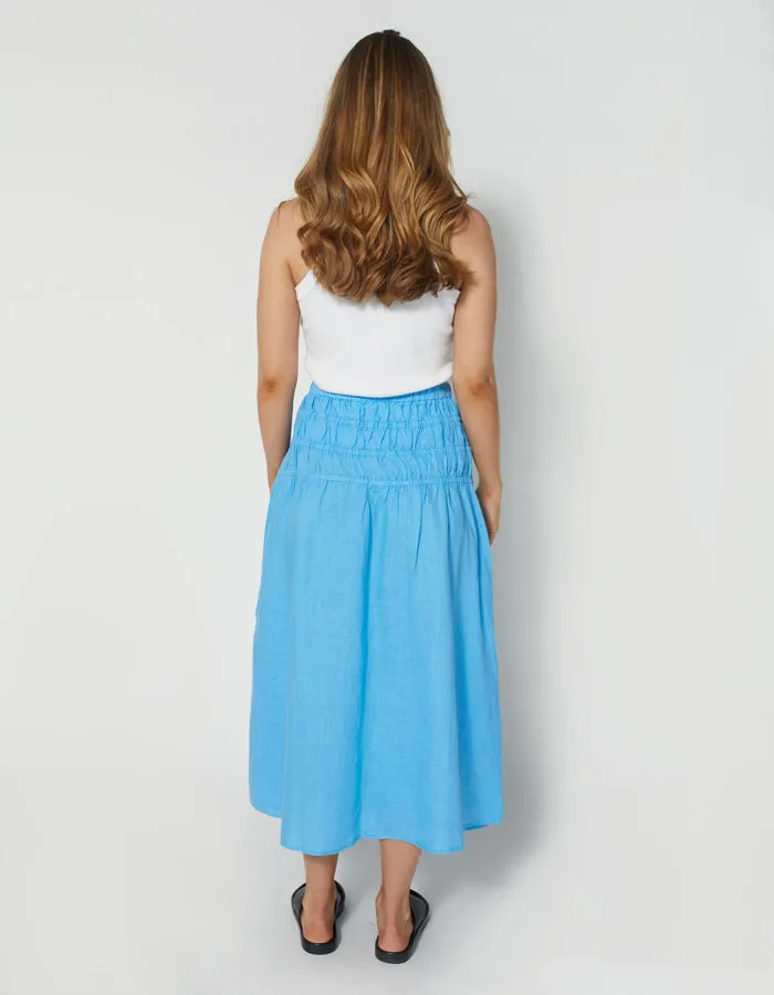 Dear Sutton Amaro Skirt - Azure