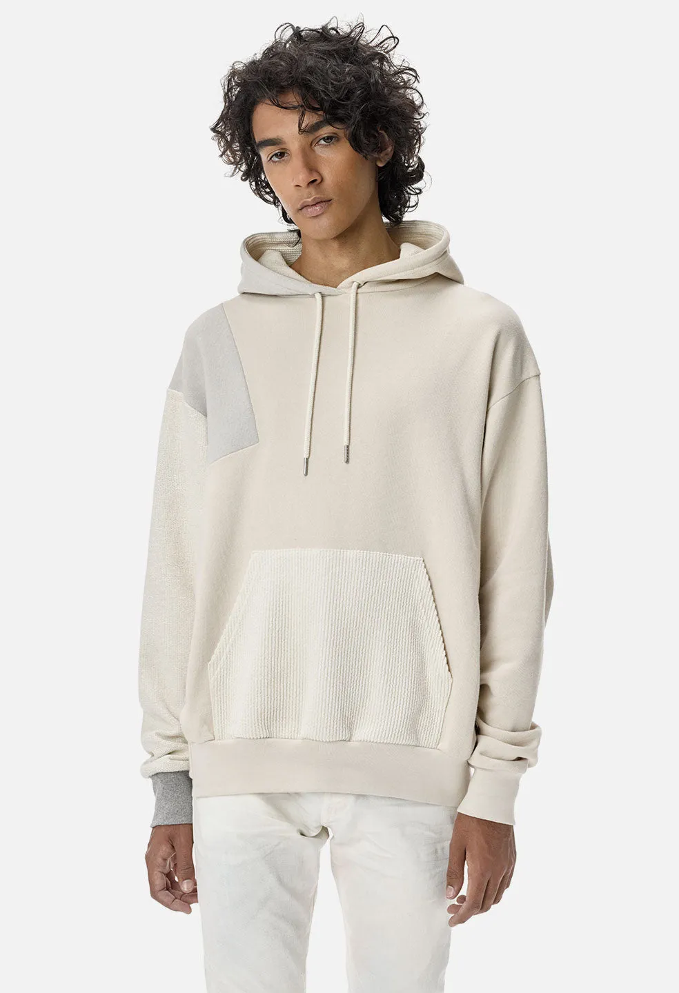 Distorted Hoodie / Pearl