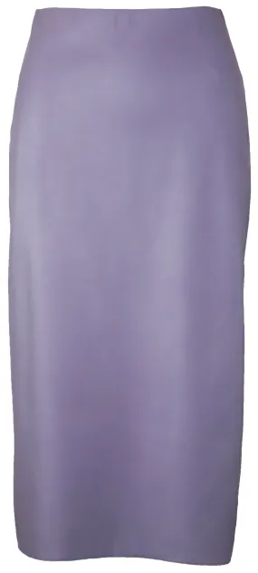 Ello Faux Leather Skirt in Lavendar