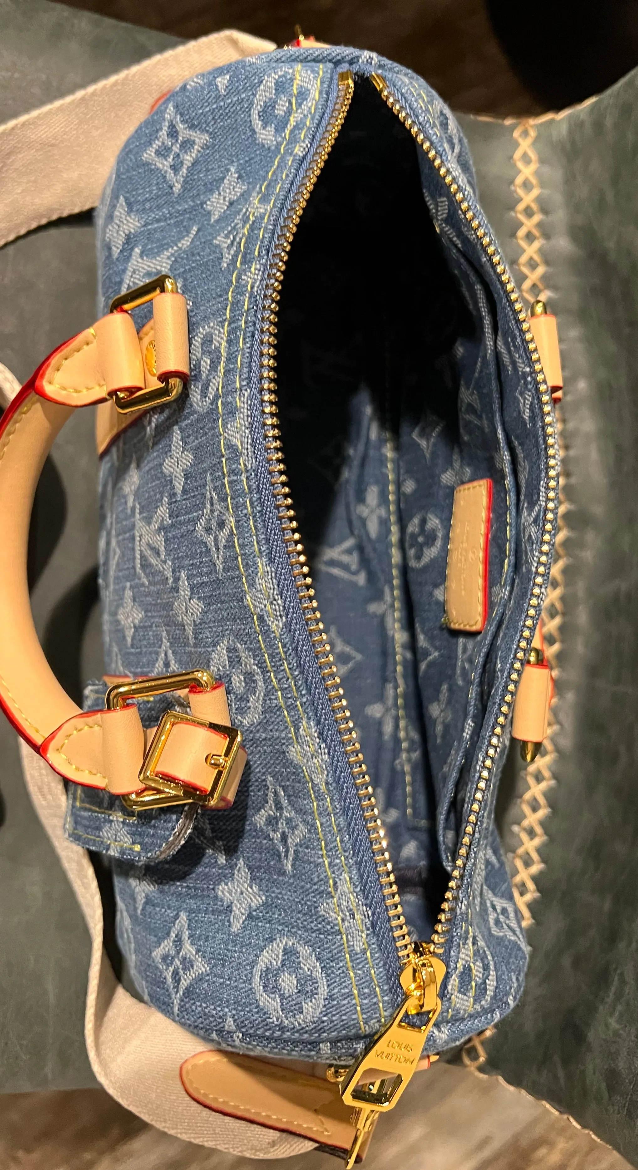 Fashion denim handbag crossbody bag