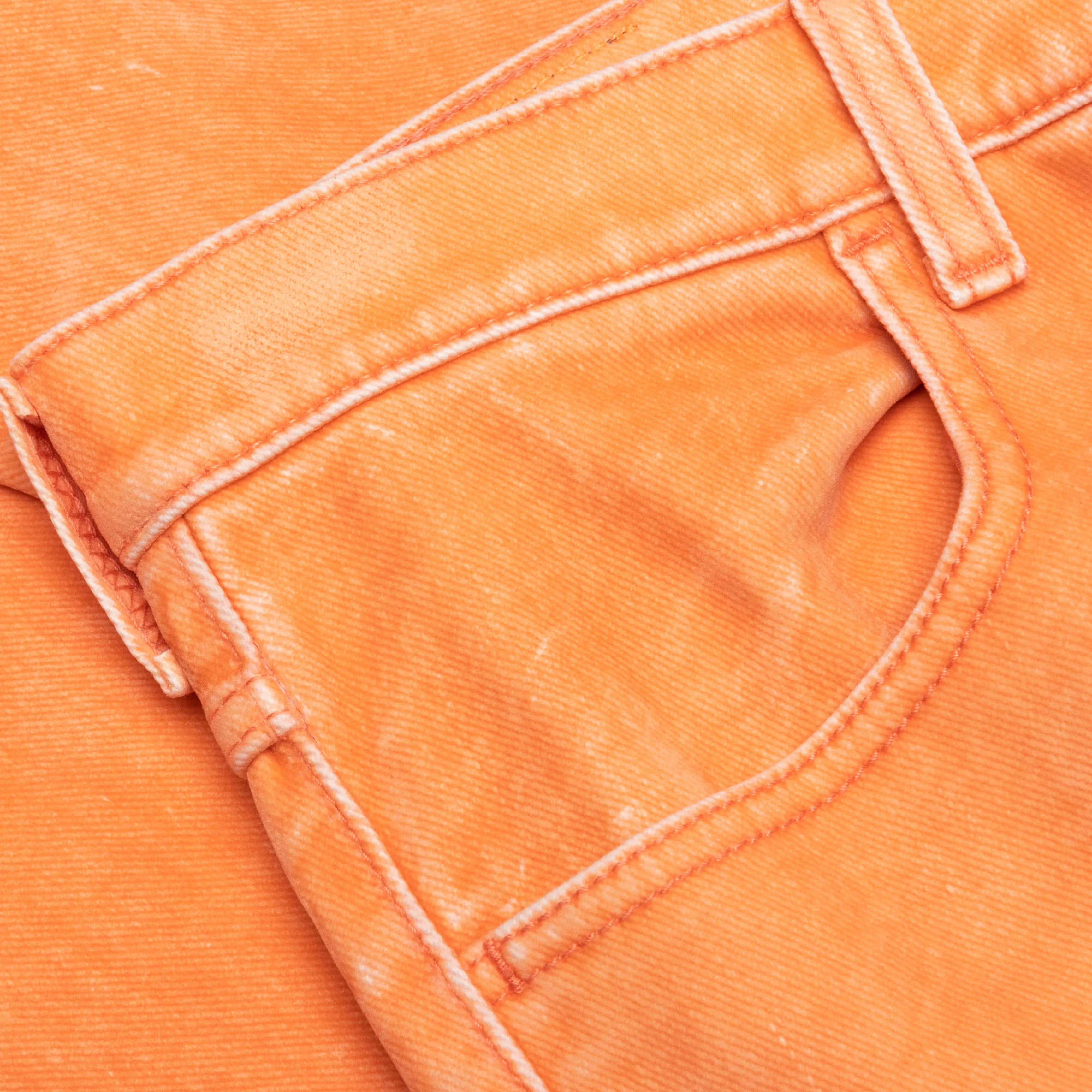 Flared 5 Pocket Trousers - Light Orange