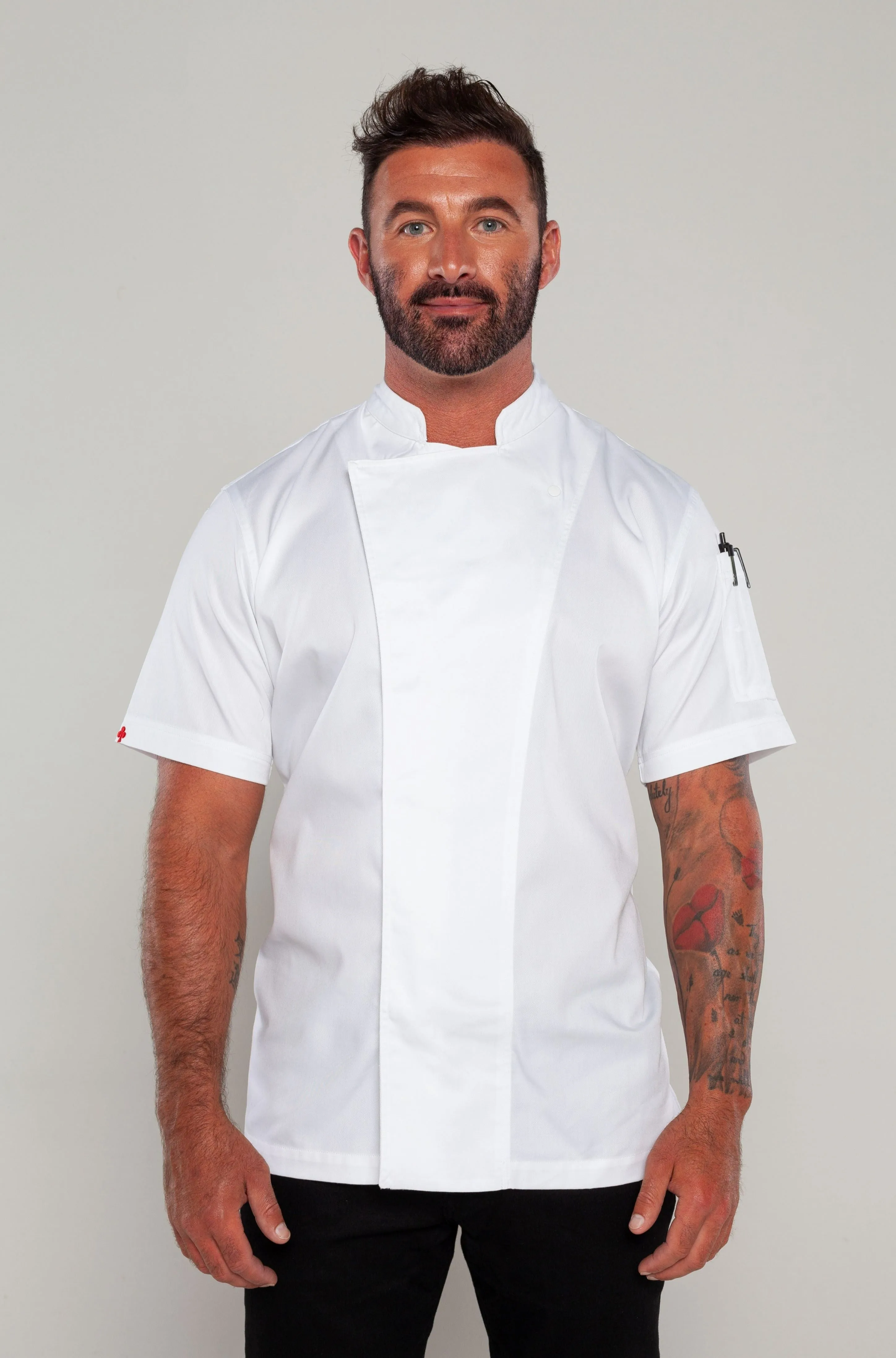 Flinders White Chef jacket with Cool-vent