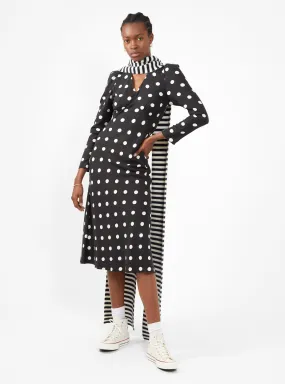 Florence Dress Black & White Polka Dot