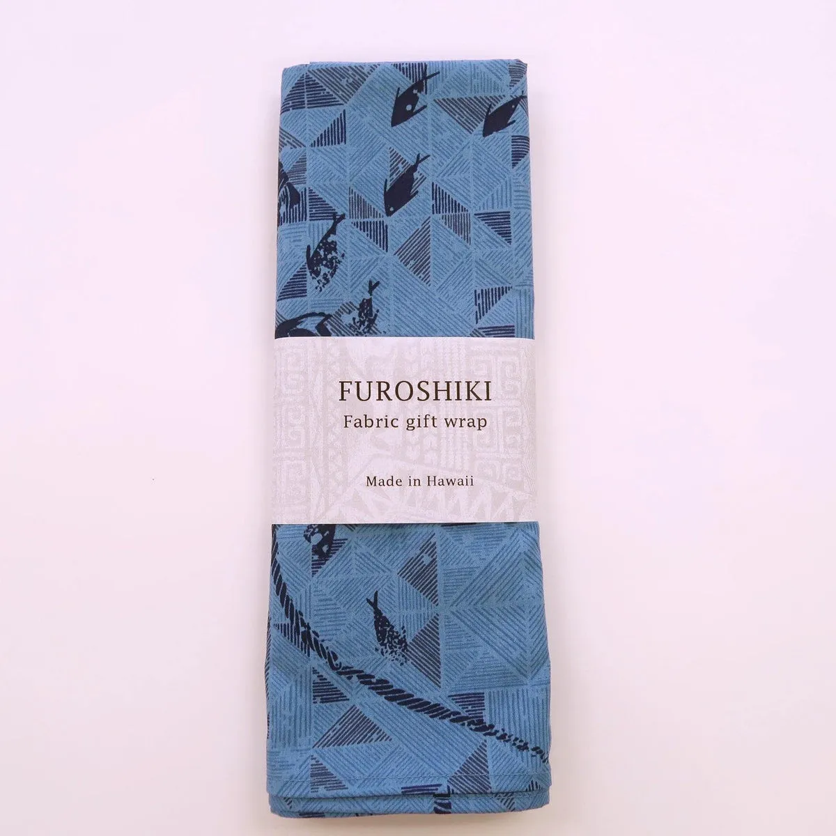 Gift Wrap Fabric Furoshiki | Eco Wrapping Cloth | BLUE LARGE