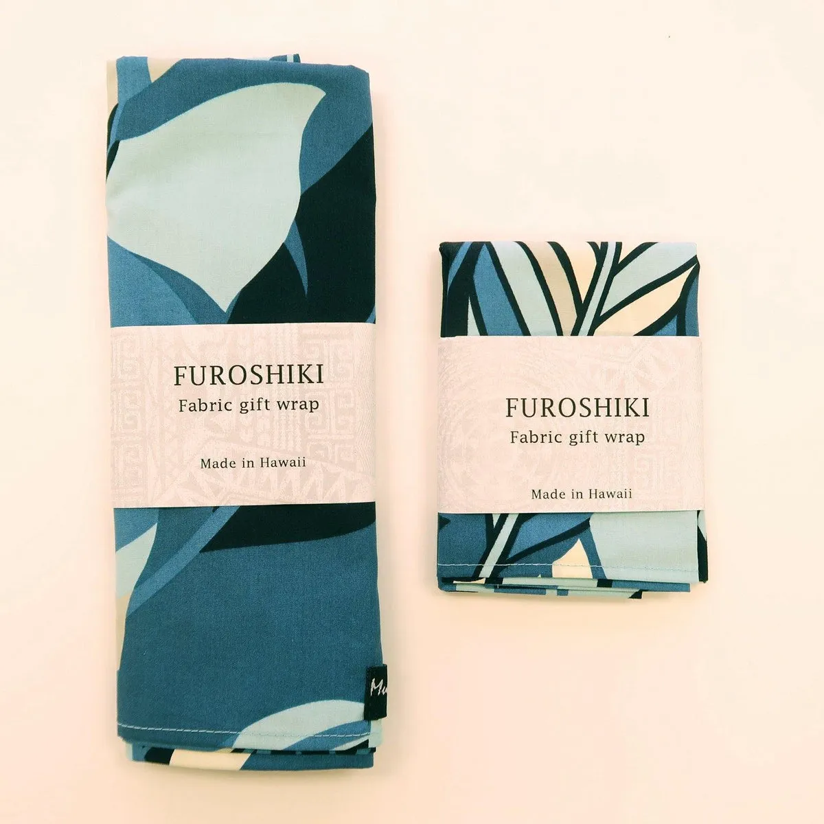 Gift Wrap Fabric Furoshiki | Eco Wrapping Cloth | BLUE LARGE