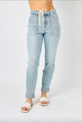 Judy Blue HW Vintage Double Cuff Jogger