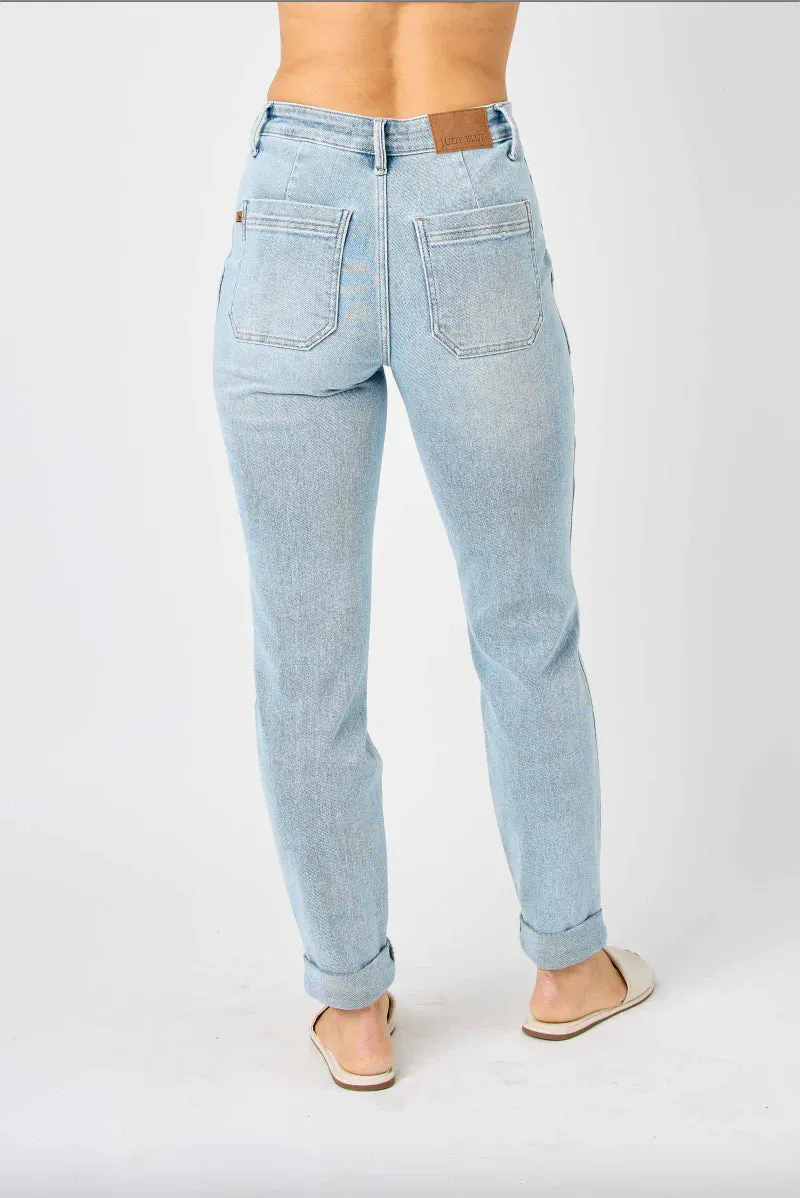 Judy Blue HW Vintage Double Cuff Jogger