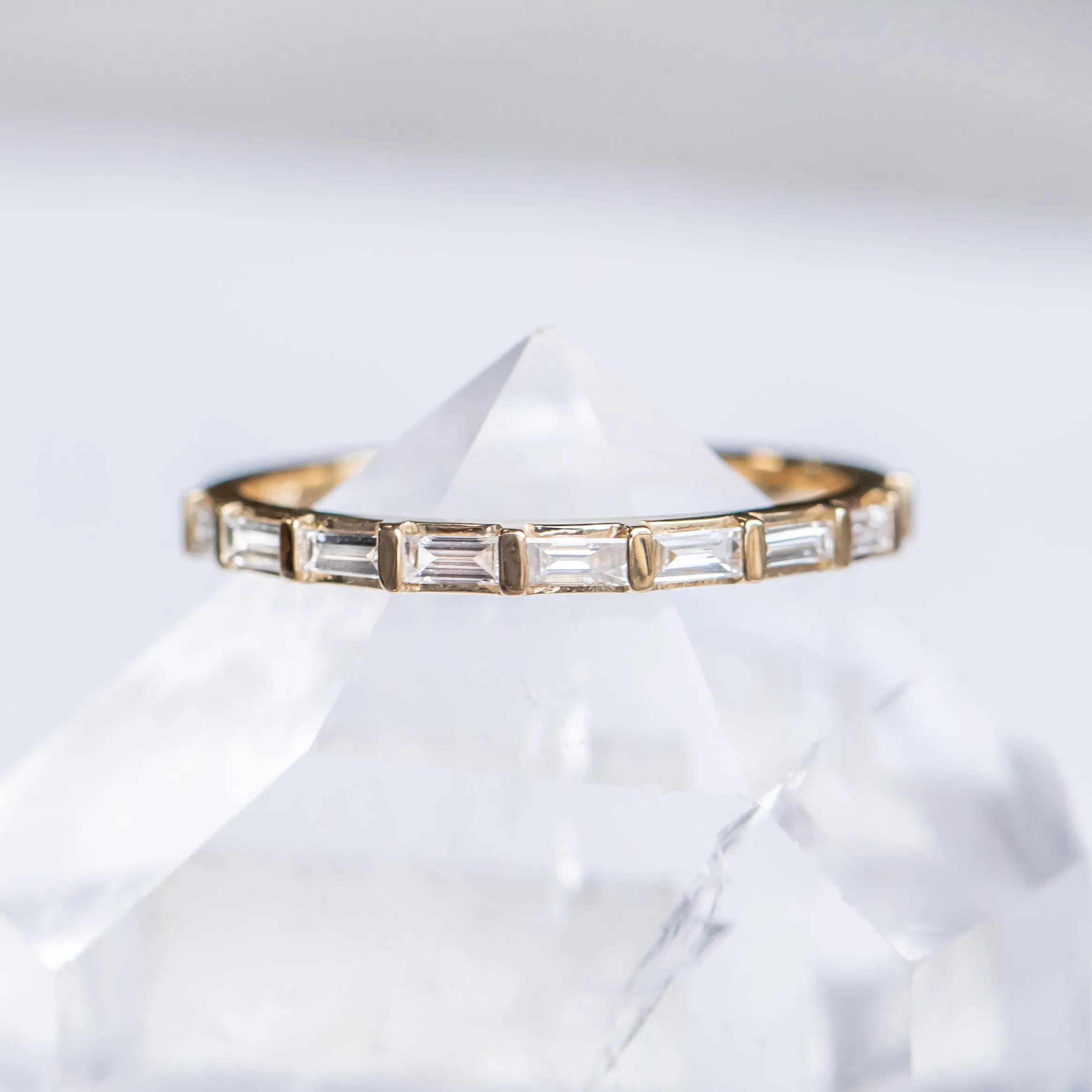 Latitude Baguette Diamond Band