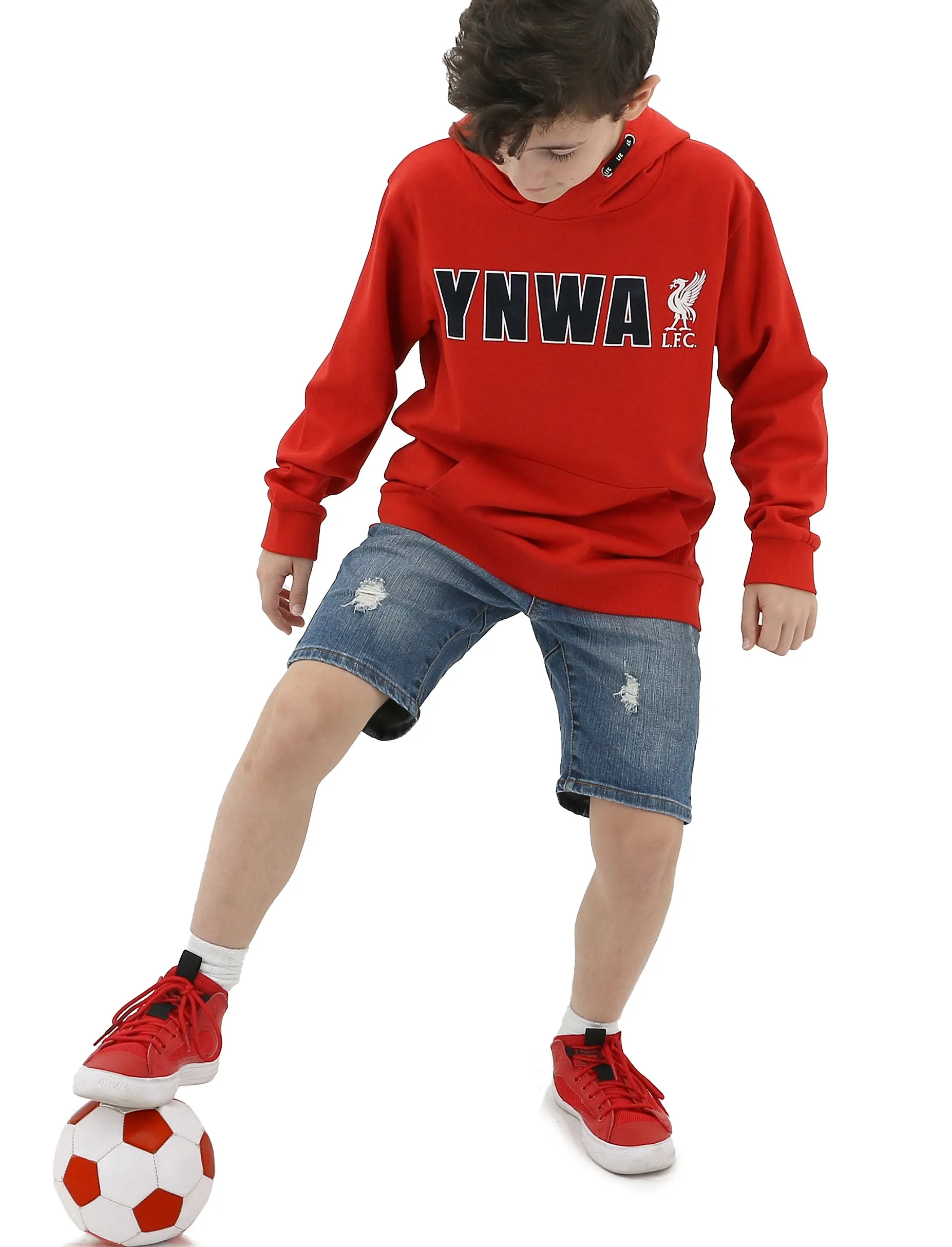 Liverpool FC Youth Red YNWA Hoodie