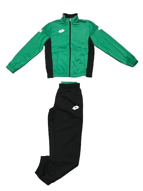 Lotto Boys' tracksuit Suit stars EVO PL RIB JR R9755 green-black