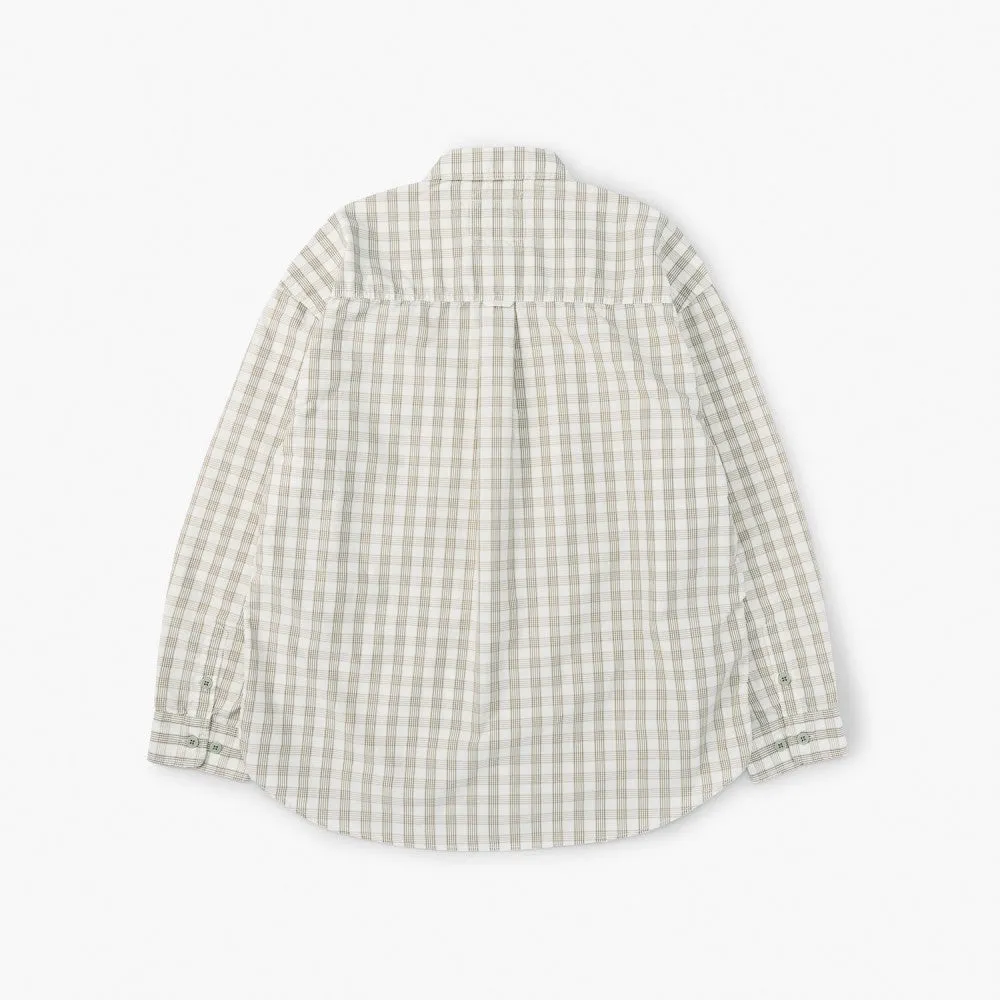 MADNESS MADNESS CHECKED SHIRT-CREAM