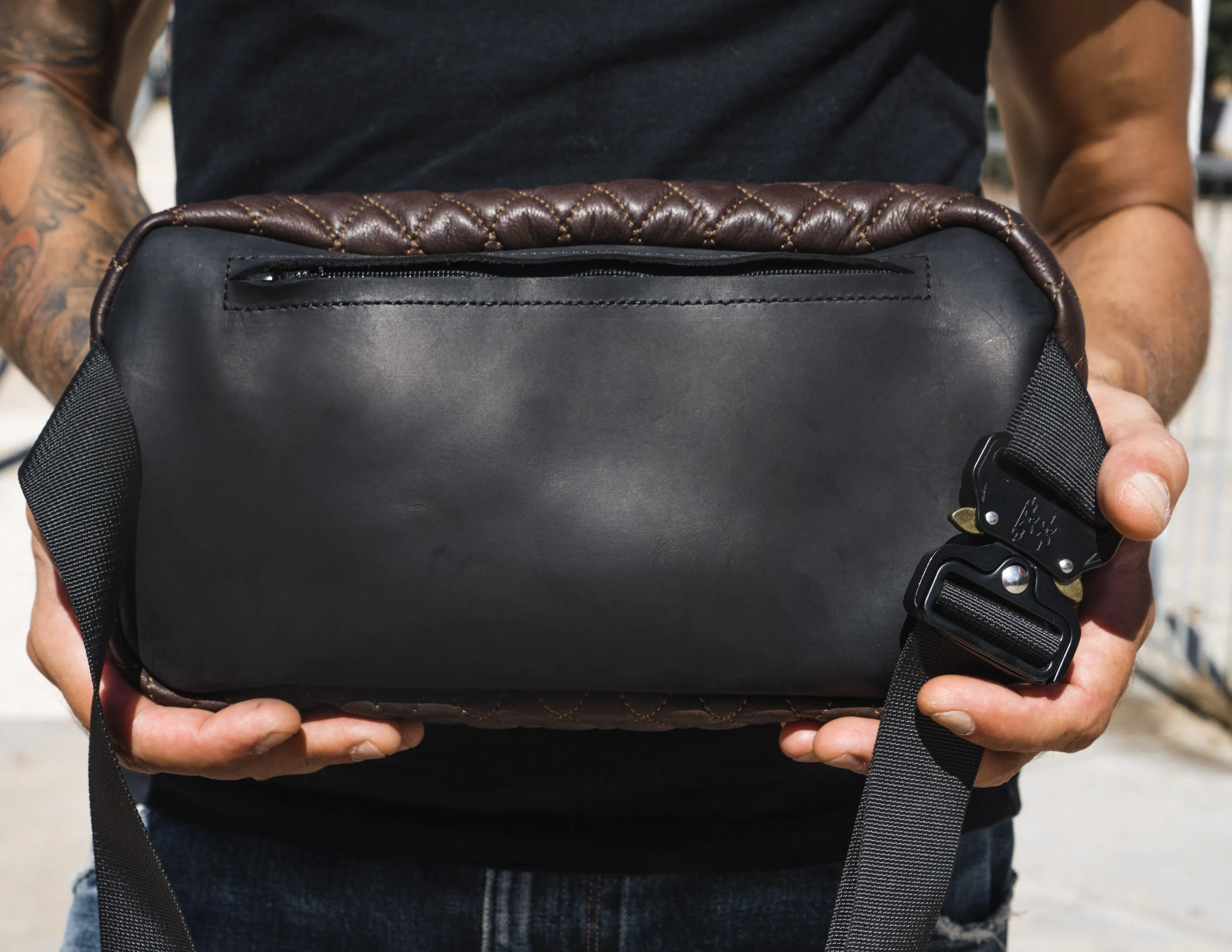 MENS LEATHER HIP BAG | leather accessories for men | Handcrafted