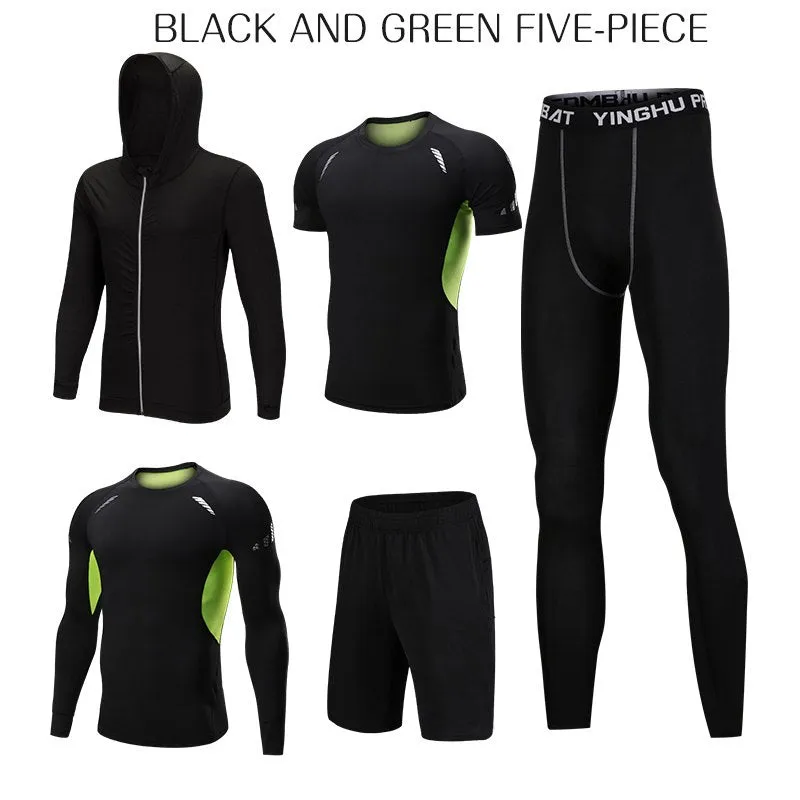 Men's Tracksuit Sports Suit Gym Fitness Compression Clothes