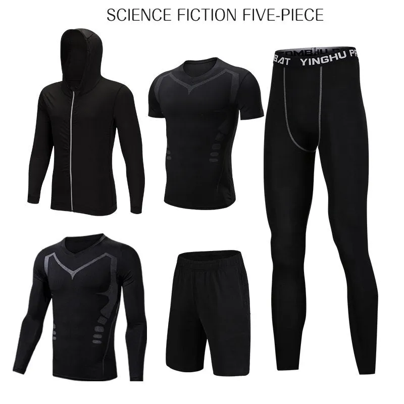 Men's Tracksuit Sports Suit Gym Fitness Compression Clothes