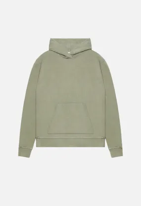 Oversized Cropped Hoodie / Sage