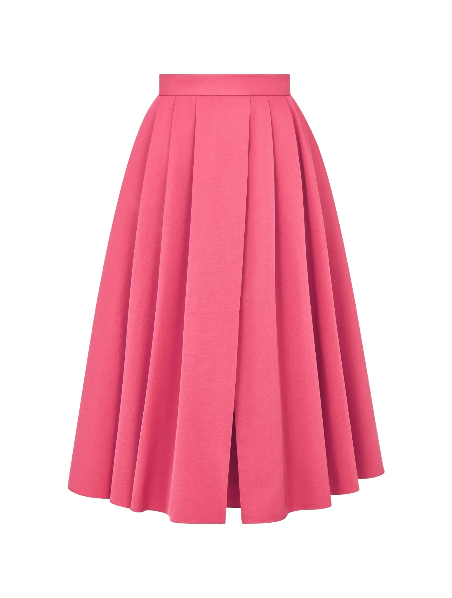 PLEATED MIDI SKIRT