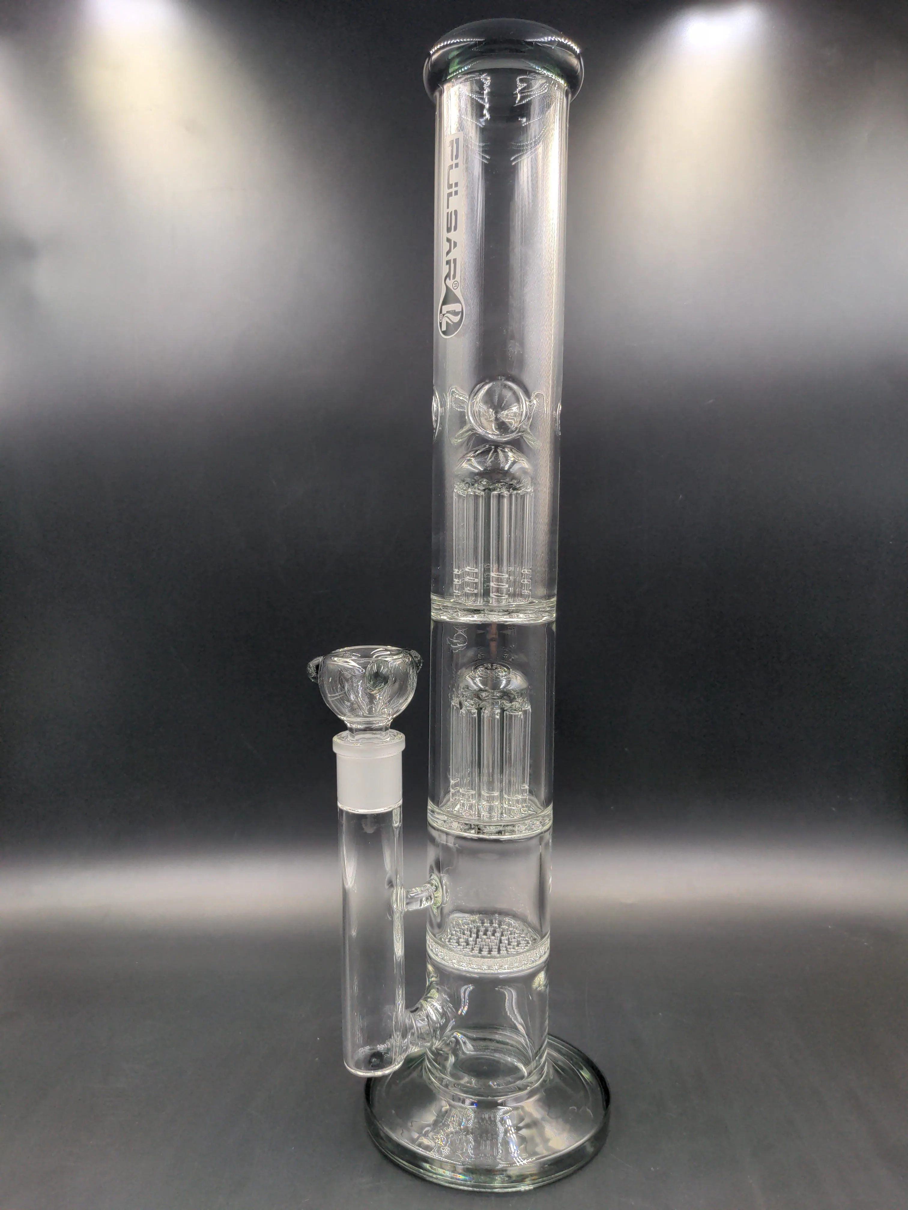 Pulsar Dual Jellyfish Perc Water Pipe | 16.5