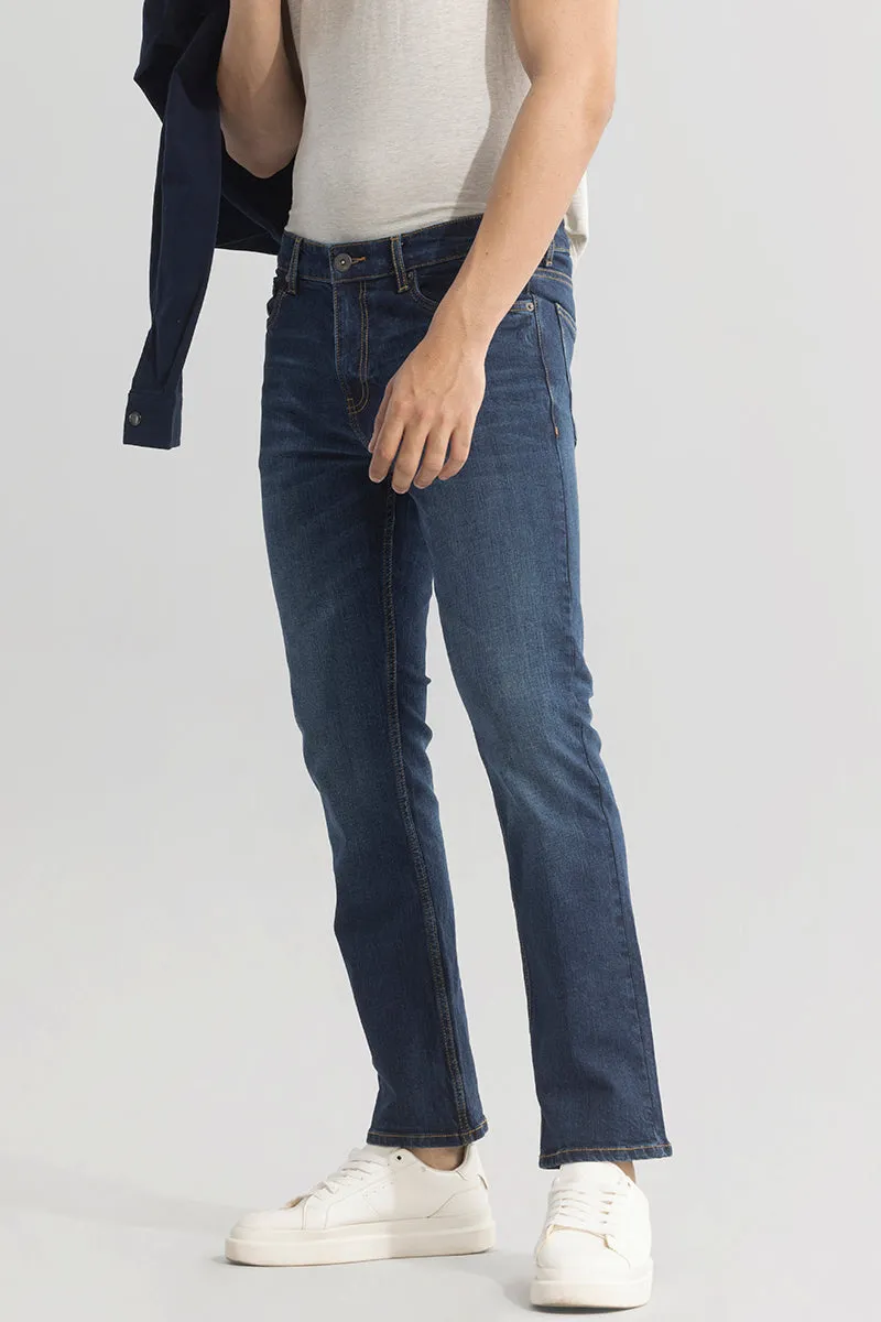 Ravish Denim Blue Straight Fit Jeans