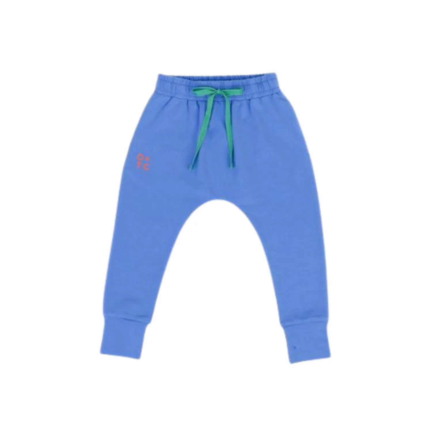 Rib Slim Fit Harem Trackies, Blue