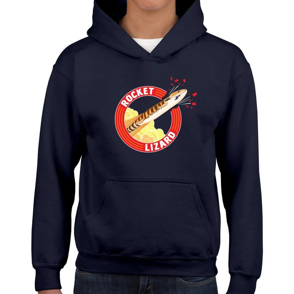 Rocket Lizard Blue Tongue Skink Youth Hoodie